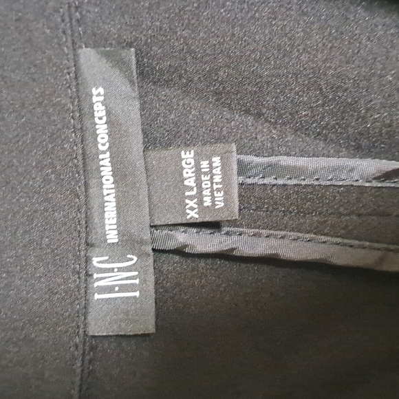 INC International Concepts Women's Menswear Blazer Black XXL - Picture 7 of 11